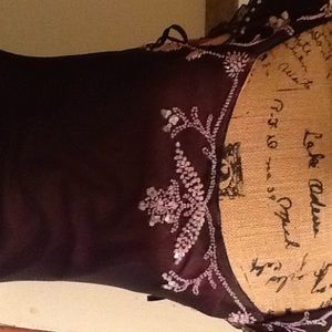 Never worn beaded gown